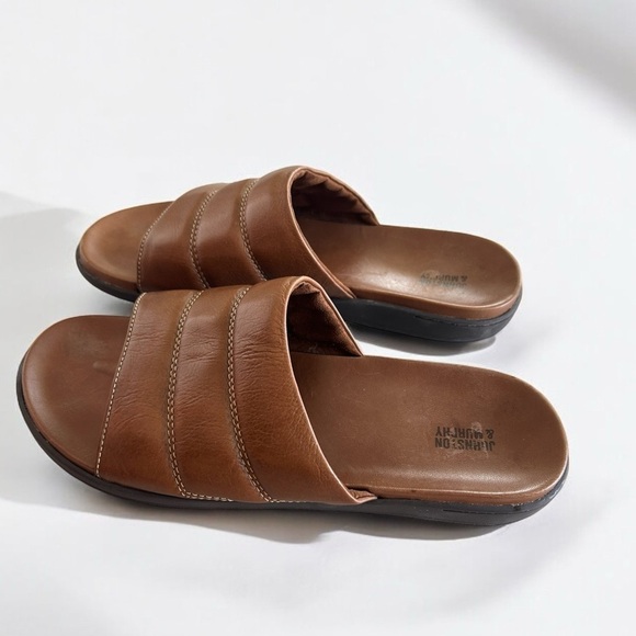 JOHNSTON & MURPHY Men’s Slippers- Brown - Size 14M - Retail Range $80 - $100. - Picture 4 of 8
